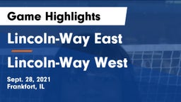 Lincoln-Way East  vs Lincoln-Way West  Game Highlights - Sept. 28, 2021