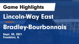 Lincoln-Way East  vs Bradley-Bourbonnais  Game Highlights - Sept. 30, 2021