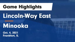 Lincoln-Way East  vs Minooka  Game Highlights - Oct. 4, 2021