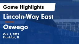 Lincoln-Way East  vs Oswego Game Highlights - Oct. 9, 2021