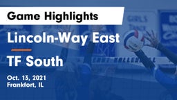 Lincoln-Way East  vs TF South Game Highlights - Oct. 13, 2021