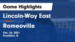 Lincoln-Way East  vs Romeoville  Game Highlights - Oct. 26, 2021