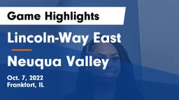 Lincoln-Way East  vs Neuqua Valley Game Highlights - Oct. 7, 2022