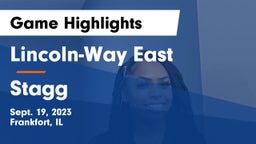 Lincoln-Way East  vs Stagg  Game Highlights - Sept. 19, 2023