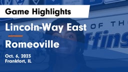 Lincoln-Way East  vs Romeoville Game Highlights - Oct. 6, 2023
