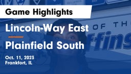 Lincoln-Way East  vs Plainfield South Game Highlights - Oct. 11, 2023