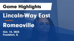 Lincoln-Way East  vs Romeoville  Game Highlights - Oct. 14, 2023