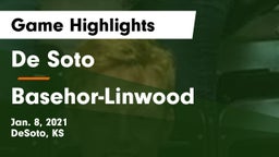De Soto  vs Basehor-Linwood  Game Highlights - Jan. 8, 2021