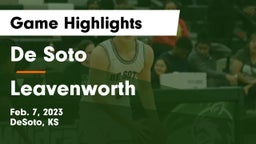 De Soto  vs Leavenworth  Game Highlights - Feb. 7, 2023