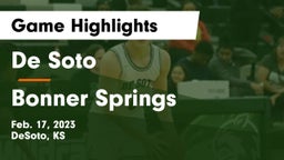 De Soto  vs Bonner Springs  Game Highlights - Feb. 17, 2023