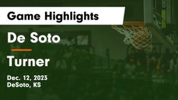 De Soto  vs Turner  Game Highlights - Dec. 12, 2023