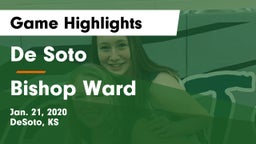 De Soto  vs Bishop Ward  Game Highlights - Jan. 21, 2020