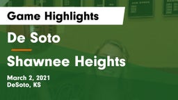 De Soto  vs Shawnee Heights  Game Highlights - March 2, 2021