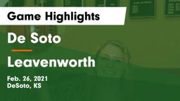 De Soto  vs Leavenworth  Game Highlights - Feb. 26, 2021