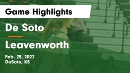 De Soto  vs Leavenworth  Game Highlights - Feb. 25, 2022