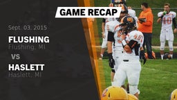 Recap: Flushing  vs. Haslett  2015