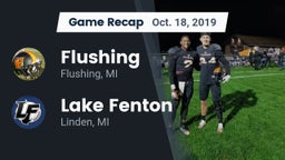 Recap: Flushing  vs. Lake Fenton  2019