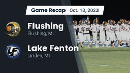 Recap: Flushing  vs. Lake Fenton  2023