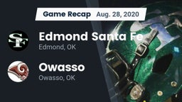 Recap: Edmond Santa Fe vs. Owasso  2020