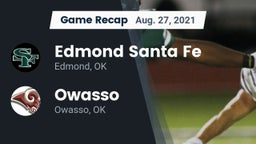 Recap: Edmond Santa Fe vs. Owasso  2021