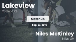 Matchup: Lakeview  vs. Niles McKinley  2016