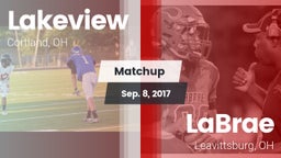 Matchup: Lakeview  vs. LaBrae  2017