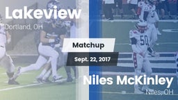 Matchup: Lakeview  vs. Niles McKinley  2017