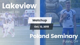 Matchup: Lakeview  vs. Poland Seminary  2018