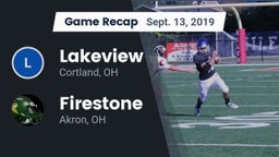 Recap: Lakeview  vs. Firestone  2019
