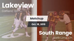 Matchup: Lakeview  vs. South Range 2019