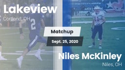 Matchup: Lakeview  vs. Niles McKinley  2020