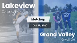 Matchup: Lakeview  vs. Grand Valley  2020