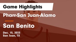 Pharr-San Juan-Alamo  vs San Benito  Game Highlights - Dec. 15, 2023