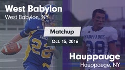 Matchup: West Babylon High vs. Hauppauge  2016