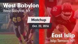 Matchup: West Babylon High vs. East Islip  2016
