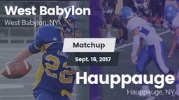 Matchup: West Babylon High vs. Hauppauge  2017