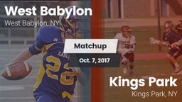 Matchup: West Babylon High vs. Kings Park   2017