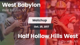 Matchup: West Babylon High vs. Half Hollow Hills West  2017