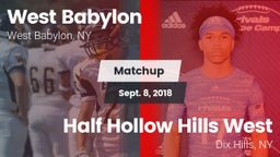 Matchup: West Babylon High vs. Half Hollow Hills West  2018