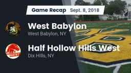 Recap: West Babylon  vs. Half Hollow Hills West  2018