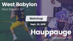 Matchup: West Babylon High vs. Hauppauge  2018