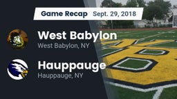 Recap: West Babylon  vs. Hauppauge  2018