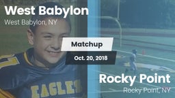 Matchup: West Babylon High vs. Rocky Point  2018