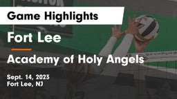 Fort Lee  vs Academy of Holy Angels  Game Highlights - Sept. 14, 2023