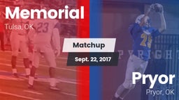 Matchup: Memorial  vs. Pryor  2017