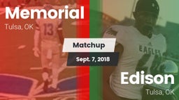 Matchup: Memorial  vs. Edison  2018