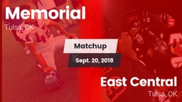 Matchup: Memorial  vs. East Central  2018