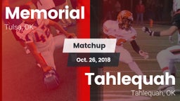 Matchup: Memorial  vs. Tahlequah  2018
