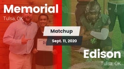 Matchup: Memorial  vs. Edison  2020