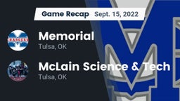 Recap: Memorial  vs. McLain Science & Tech  2022